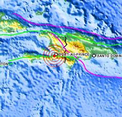 En kraftig jordbävning med magnituden 7,0 har drabbat Haiti. Huvudstaden Port-au-Prince ligger 15 kilometer från skalvets epicentrum.