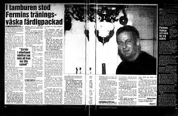 Faksimil från Aftonbladet i november 1992.