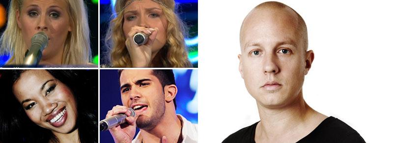 Får läsarna se Camilla, Clara, Reza och Eddie i kväll? Martin Söderström rapporterar från ”Idol”!