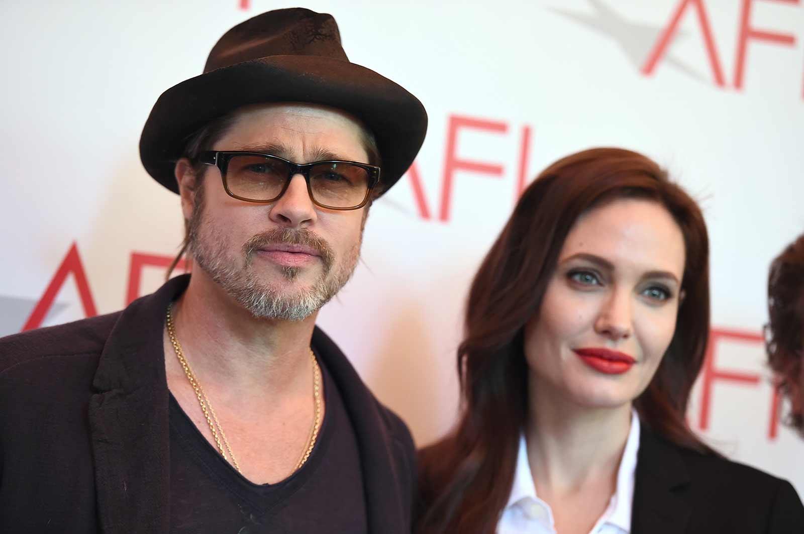 Pitt och Jolie på AFI Awards på The Four Seasons Hotel.