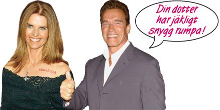 mr smoothtalker Så raggade Arnold Schwarzenegger upp sin blivande fru Maria Shriver.