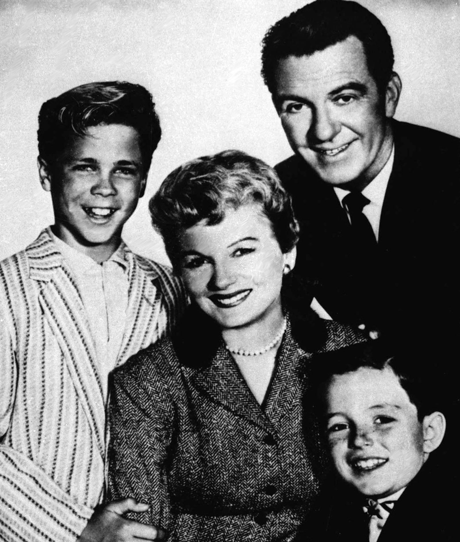 Tony Dow (längst till vänster) spelade Wally i tv-serien "Leave it to beaver", som gick i amerikansk tv mellan 1957 och 1963.