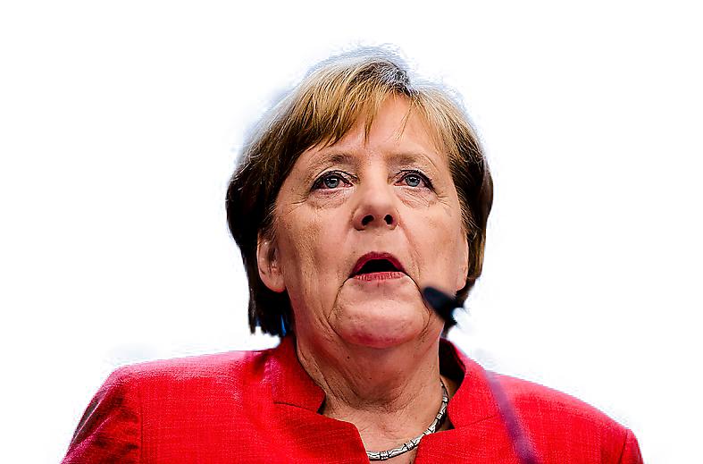 Angela Merkels CDU är i fritt fall.  