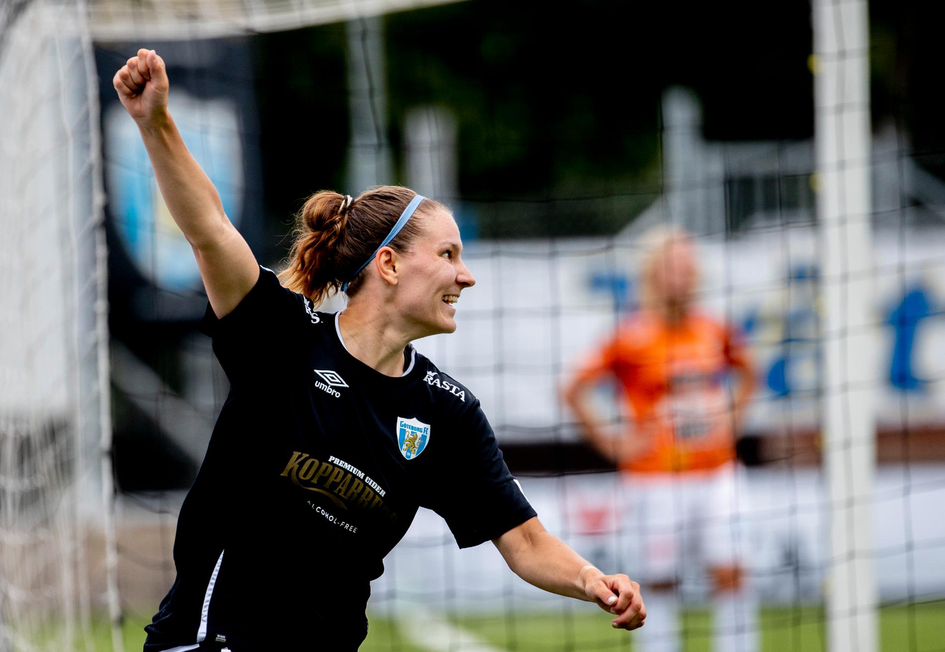 Natalia Kuikka gjorde ett vackert mål i Göteborgs 2–0-seger borta mot Vittsjö på tisdagen. Arkivbild.