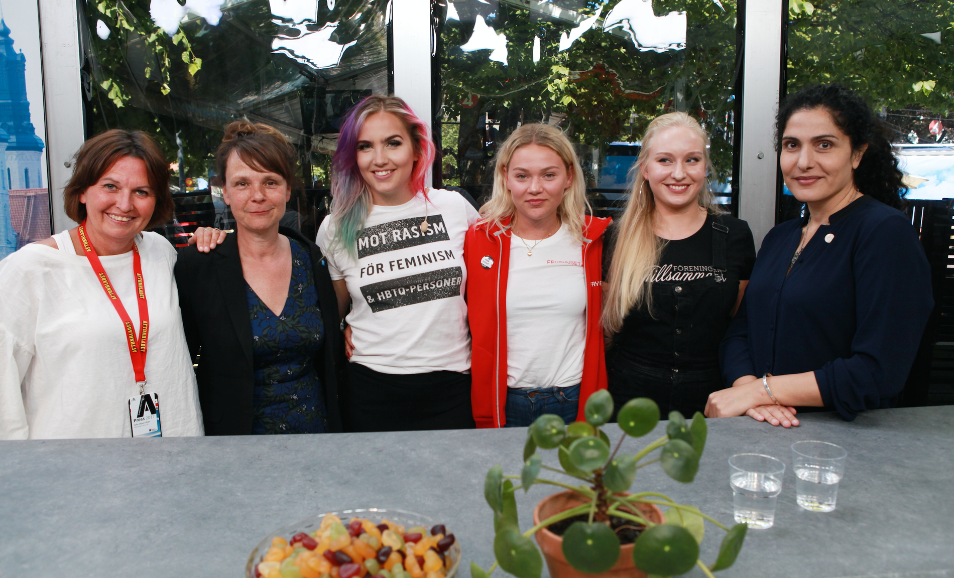 Sofia Olsson Olsén, Mariann Eriksson, Linnéa Claeson, Minna Höggren, Julia Östfeldt och Mina Dennert – alla var de på plats i paneldebatten för att prata om alla rättigheter. 