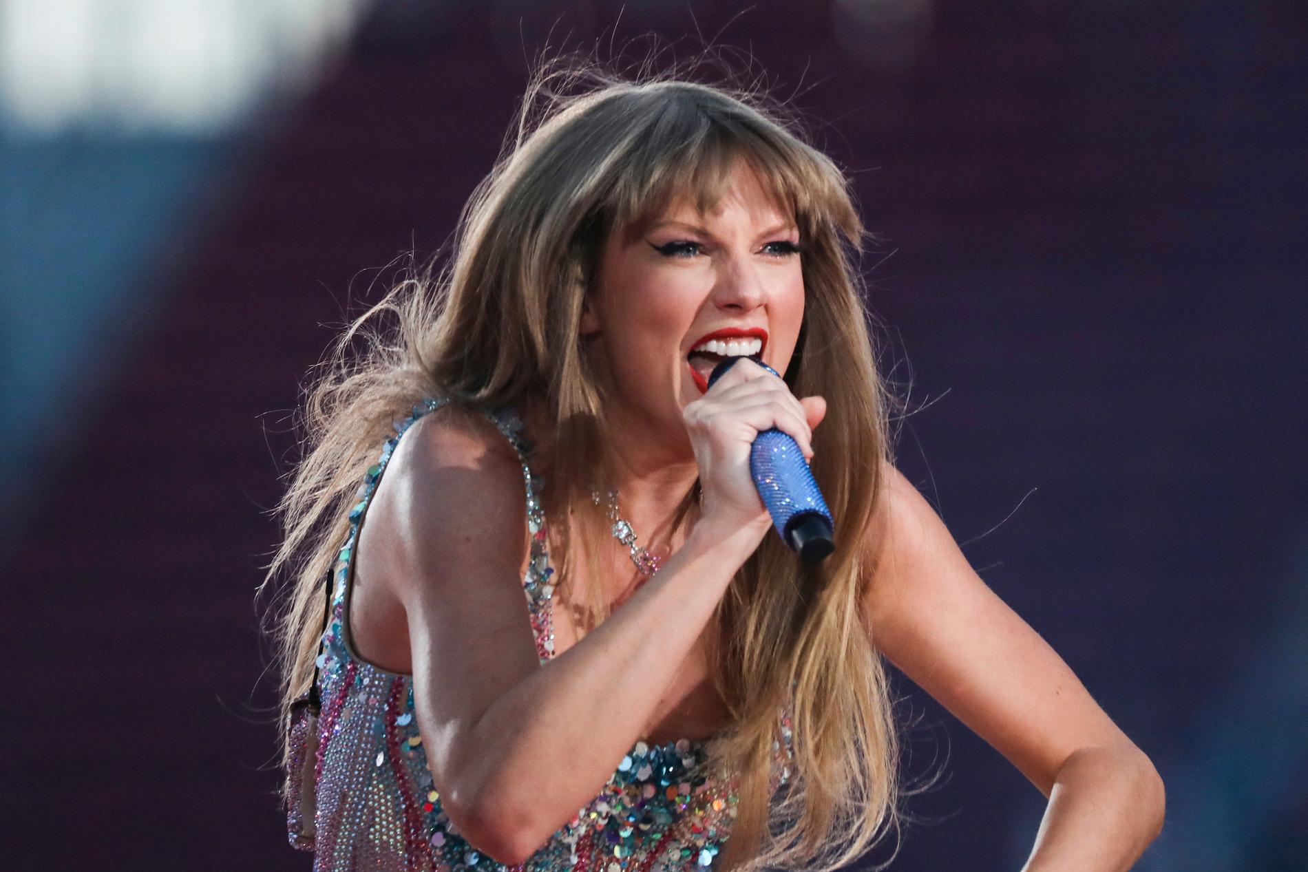 Taylor Swifts konserter i Seattle skapade seismisk aktivitet. Bild från konsert i Kalifornien på fredagen.