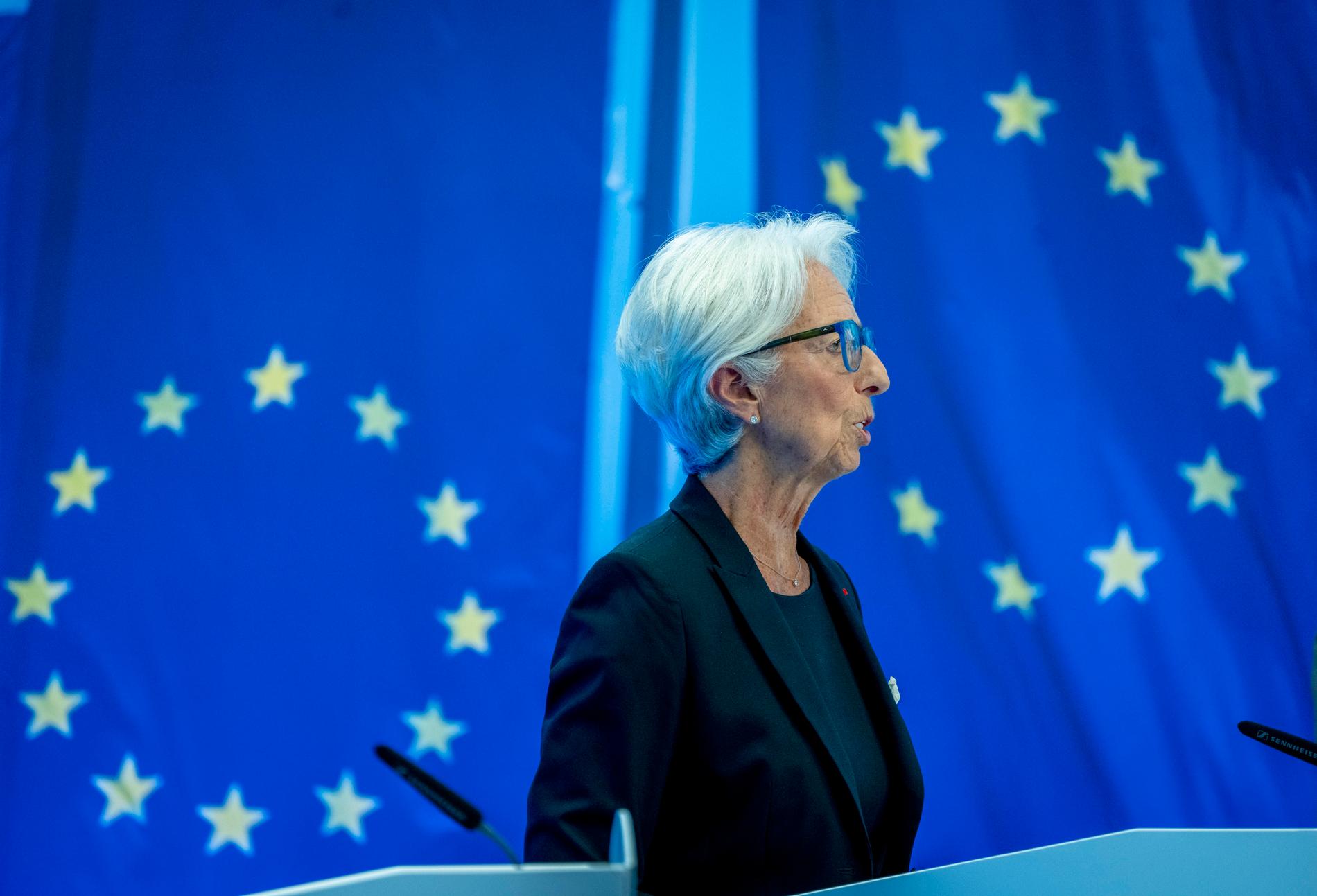 Minusränta är inte längre försvarbart, enligt centralbankschefen Christine Lagarde