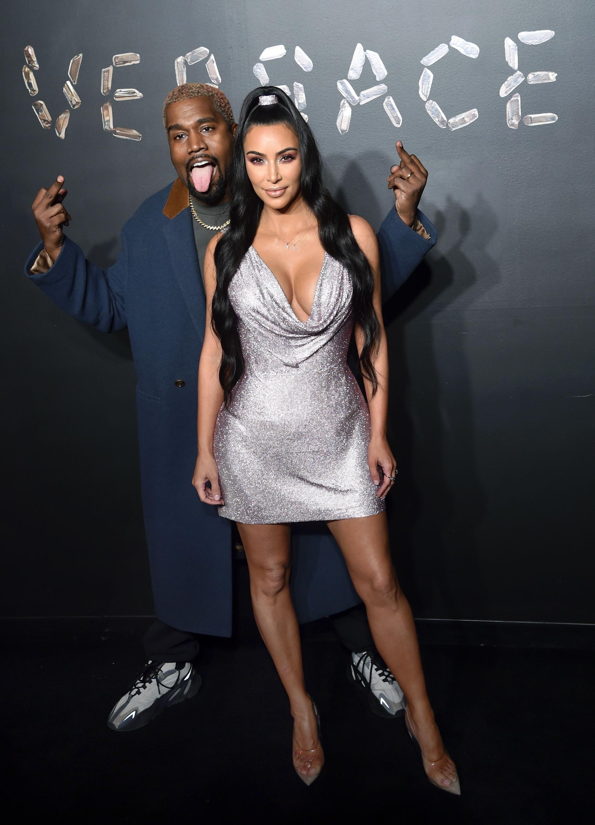 Kim Kardashian och Kanye west.