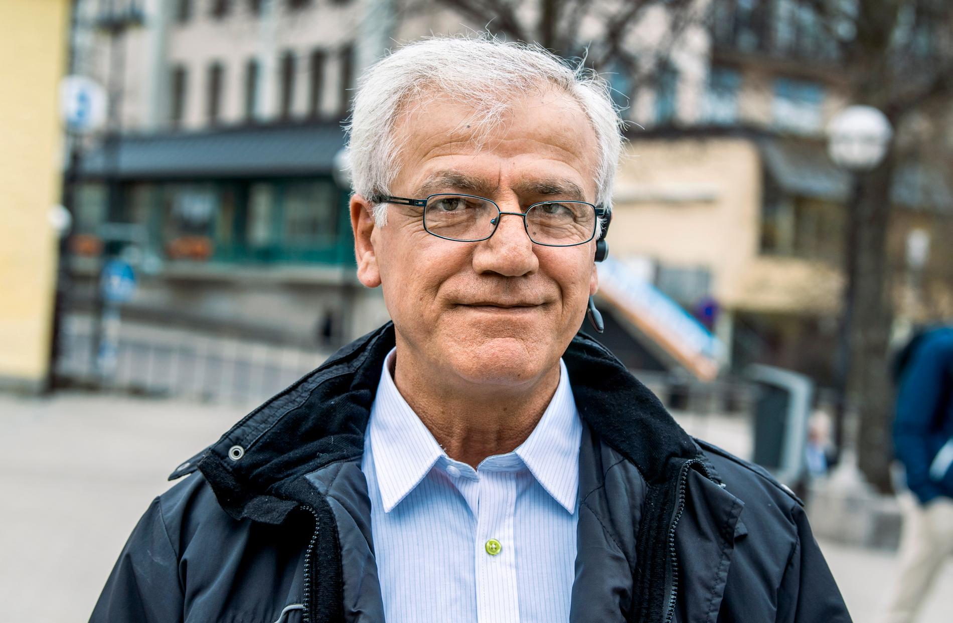 Besim Bozan, 56 år, tycker att migrationsfrågan är viktigast i EU-valet.