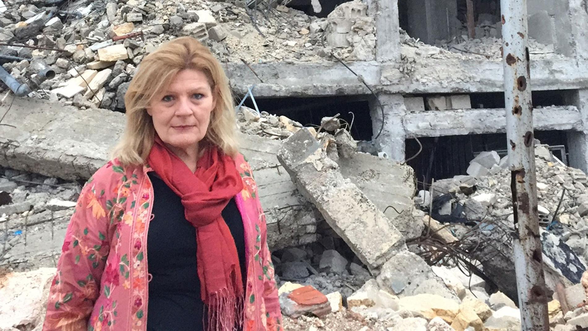 Cecilia Uddén har rapporterat från Syrien i flera dygn.