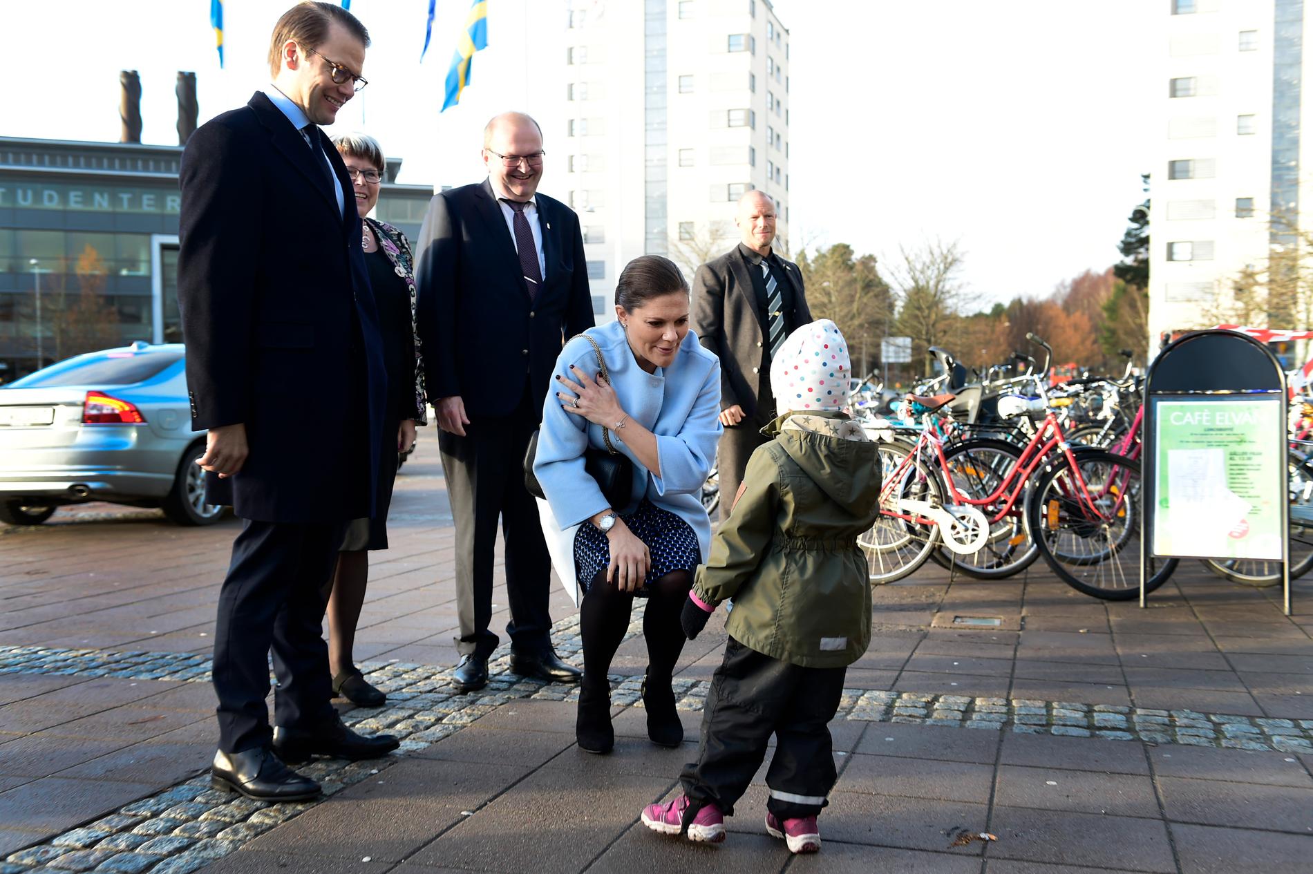 Kronprinsessparet på besök i Värmland.
