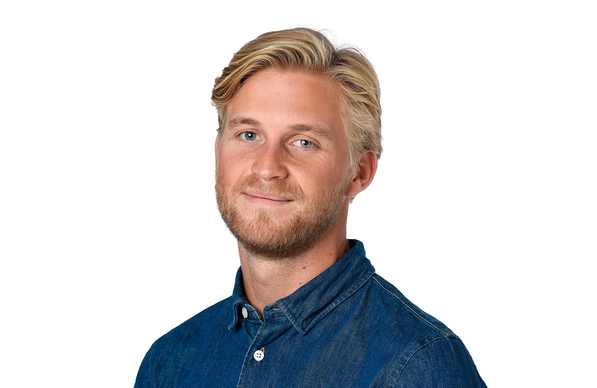 Vår nya meteorolog Mikael Sjöstrand.