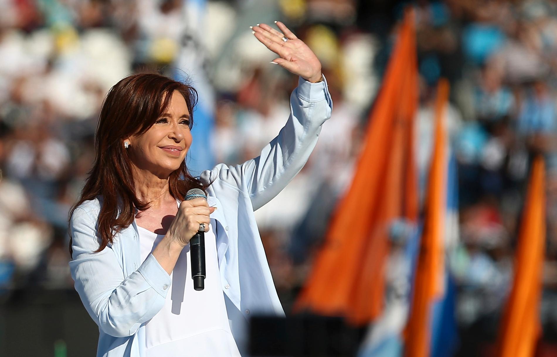 Argentinas tidigare president Cristina Kirchner. Arkivbild.