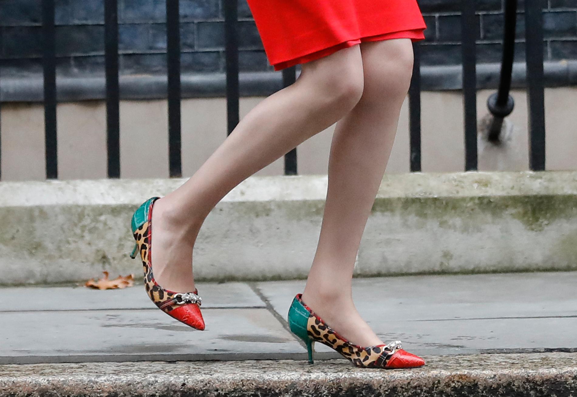 Storbritanniens premiärminister Theresa May är även känd för sin förkärlek för skor.