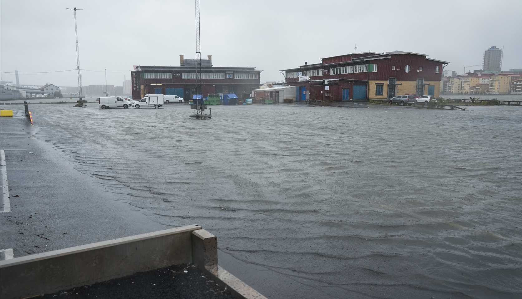 Översvämning i Göteborg. 