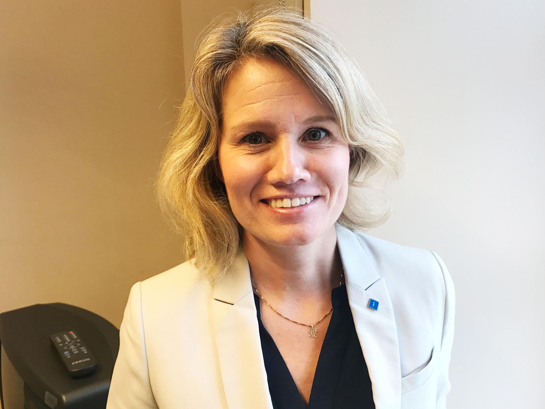 Pia Steensland, riksdagsledamot och ny talesperson för Kristdemokraterna i frågor om personlig assistans.