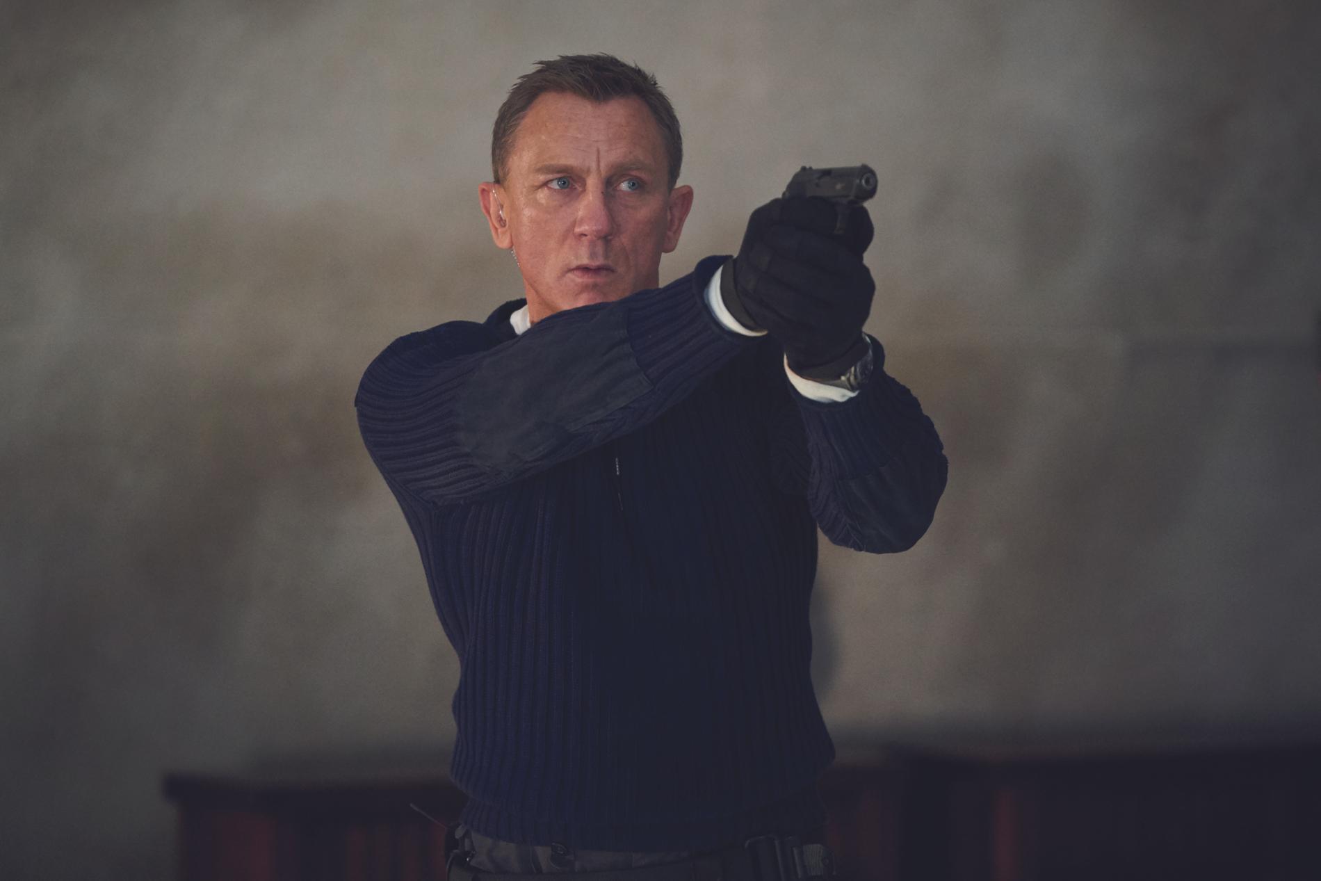 Daniel Craig spelade Bond i fem filmer varav den sista, "No time to die", kom 2021. Pressbild.
