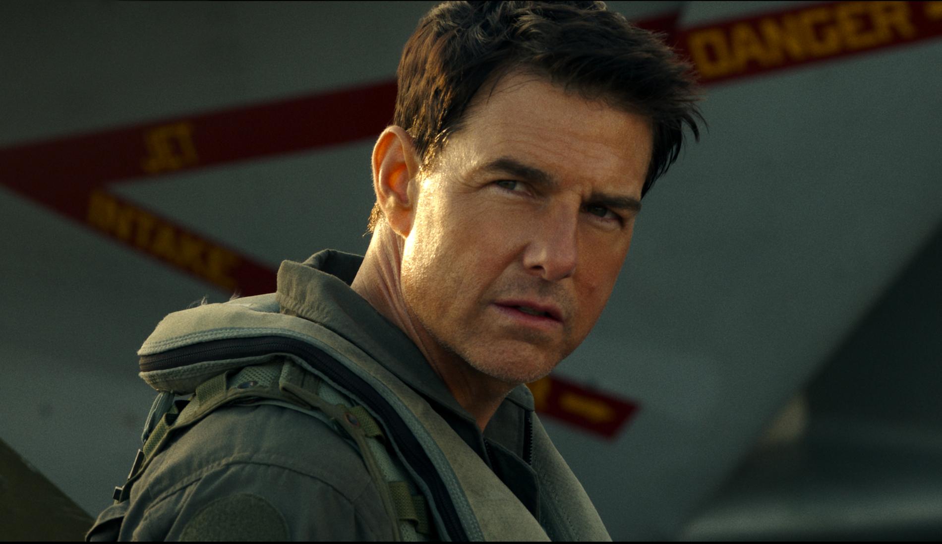 Tom Cruise som Pete ”Maverick” Mitchell i ”Top gun: Maverick”.
