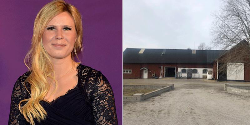 Emilia Leo har köpt en egen gård nära travbanan Romme i Borlänge