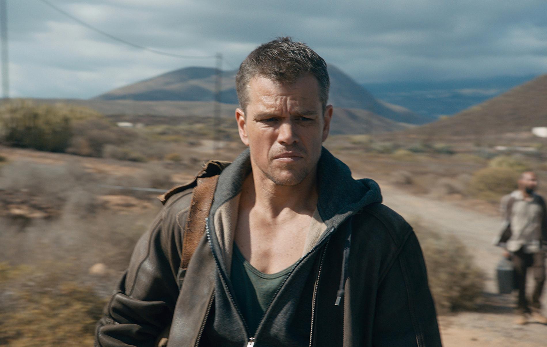 Matt Damon som Jason Bourne.