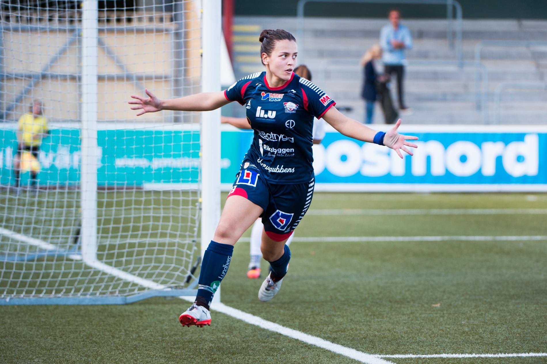 I kväll spelar Linköpings Marija Banusic Champions League-kvartsfinal mot Linköping. Ingen svensk tv-kanal sänder matchen. Arkivbild.