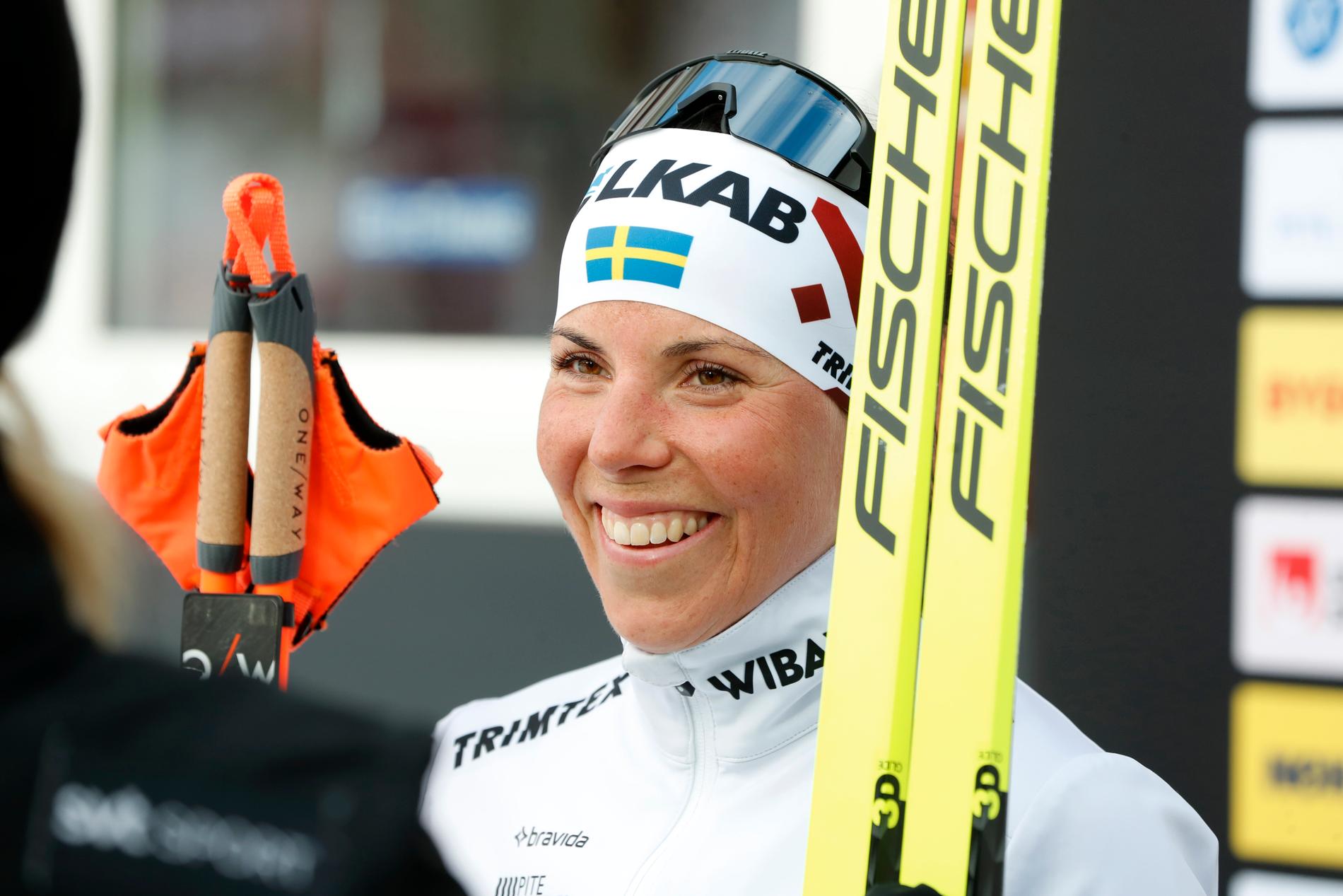 Charlotte Kalla avslutar skidkarriären med tremilen på SM i Piteå.