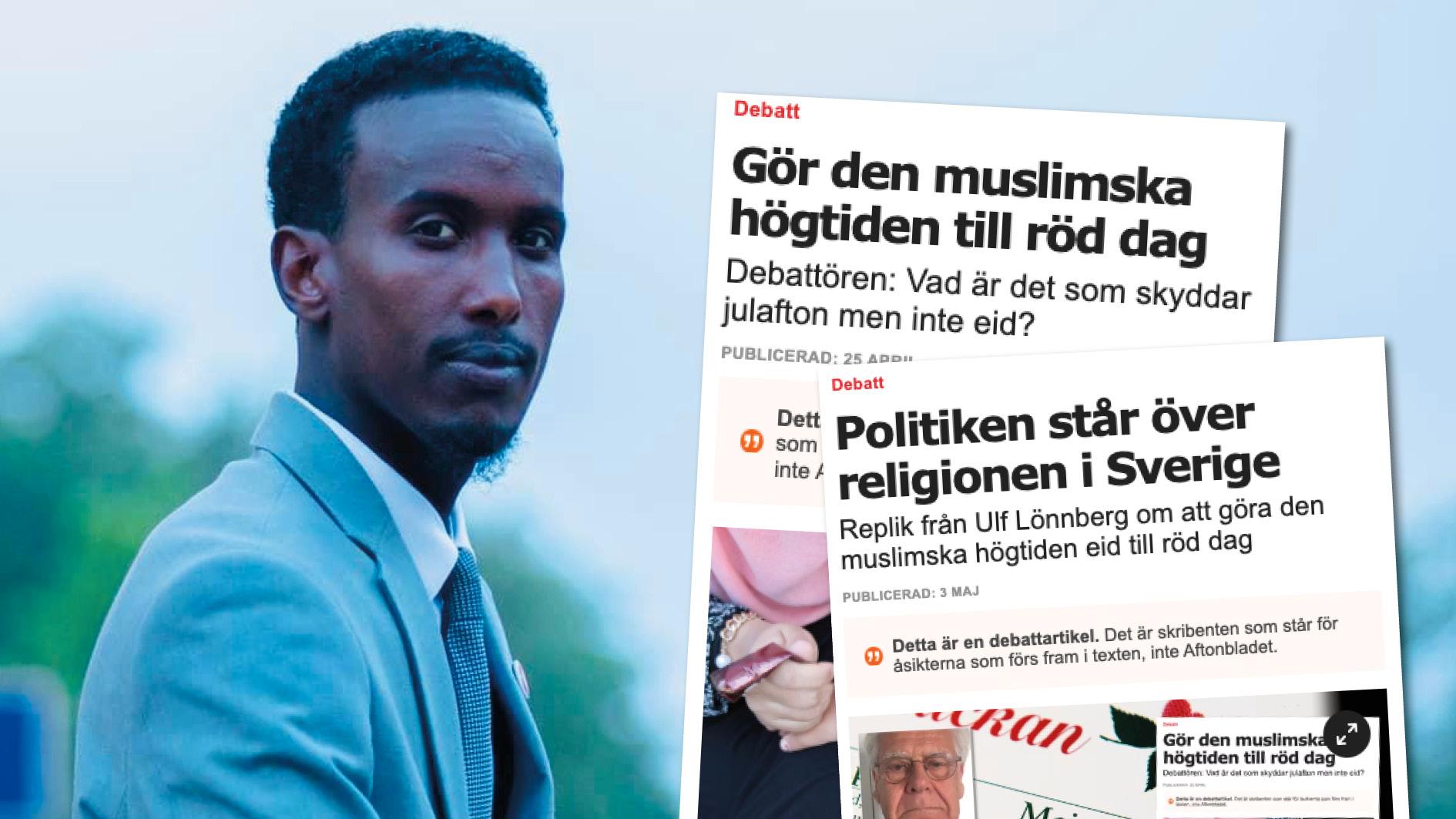 Du pratar om att politiken står över religionen i Sverige samtidigt som du slår vakt om en religion – det går inte ihop. Slutreplik från Mohamed Nuur om att göra eid till en röd dag.