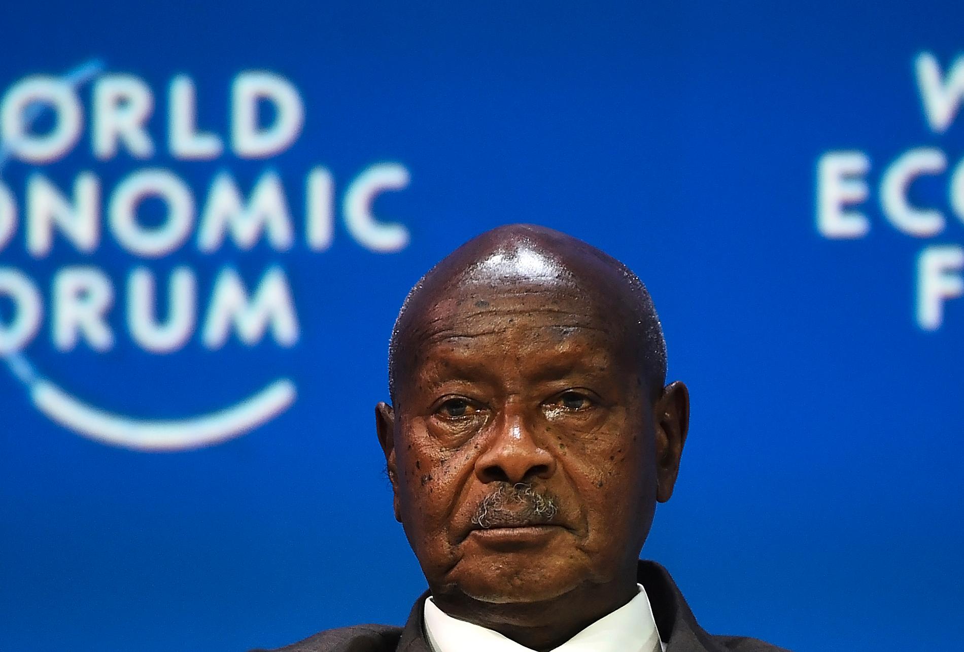 Yoweri Museveni har suttit vid makten i 35 år.