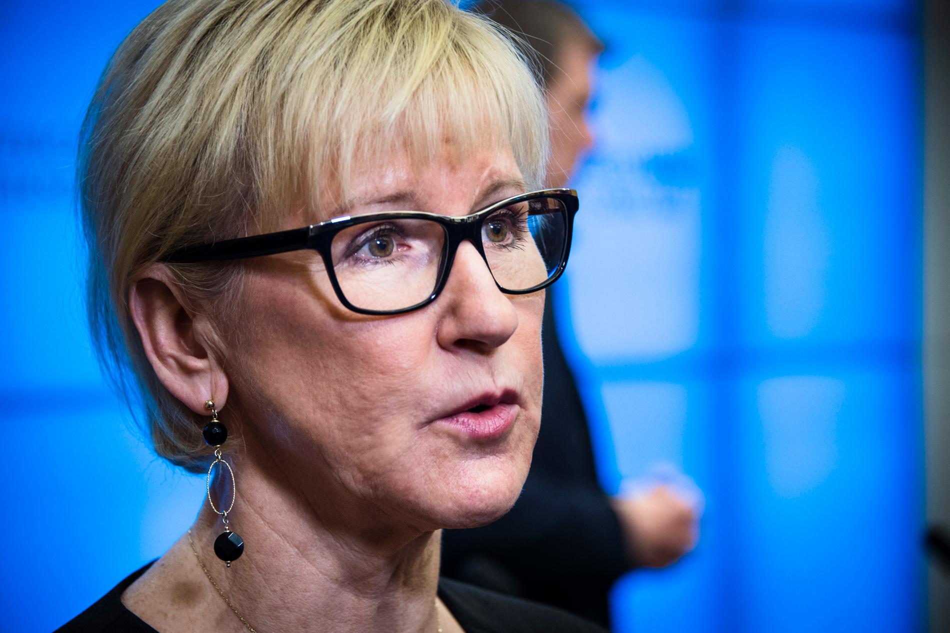 Margot Wallström (s), utrikesminister.