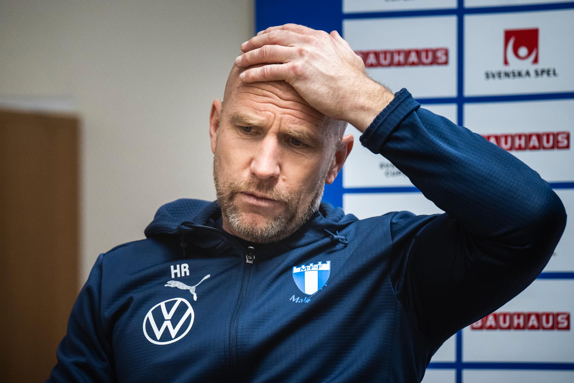 MFF-tränaren Henrik Ryström. 
