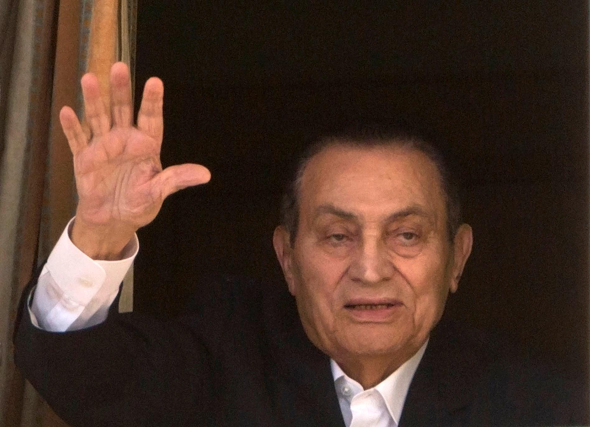 Den egyptiske expresidenten Hosni Mubarak blev 91 år gammal. Arkivbild.
