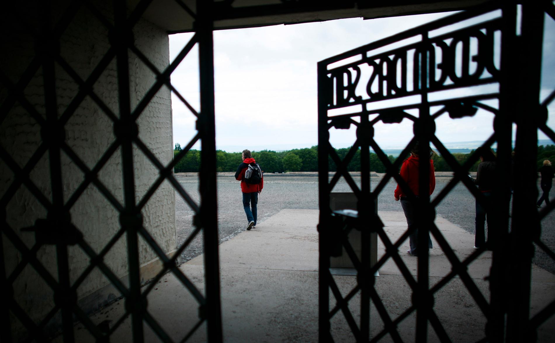 Koncentrationslägret Buchenwald i Tyskland. Arkivbild.