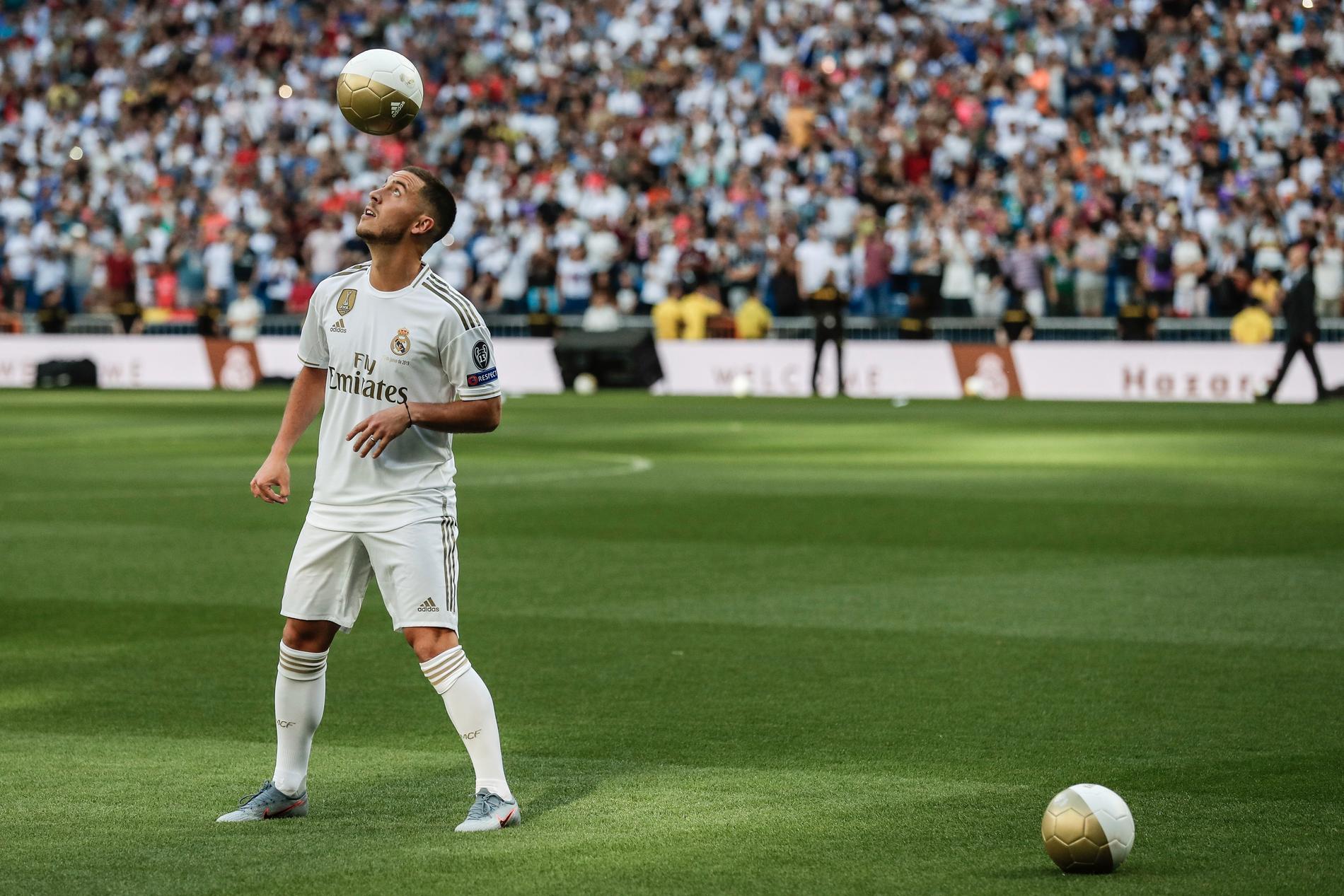 Eden Hazard i Real Madrid.