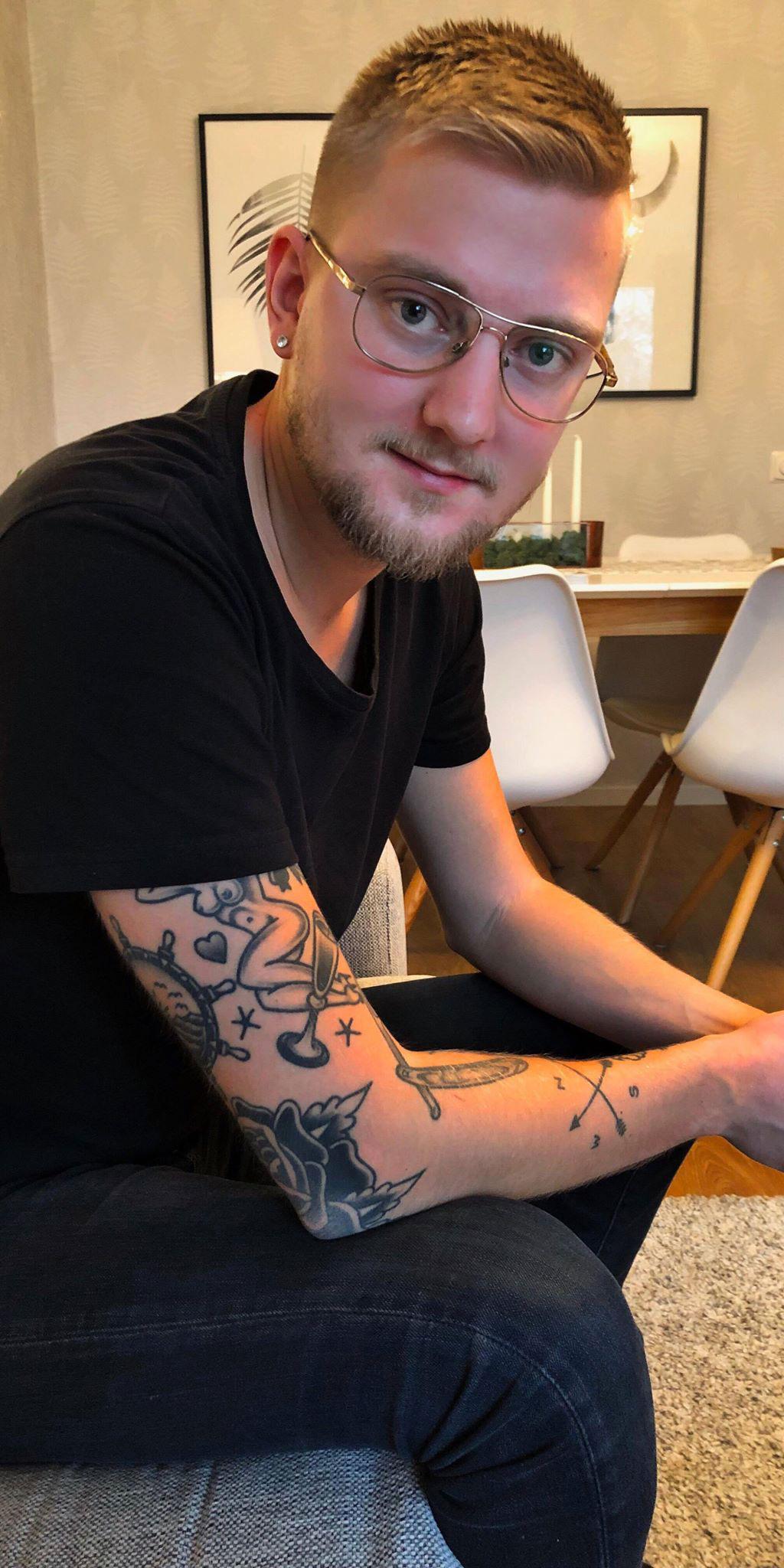 Hjärnan bakom miljonvinsten Erik Nyberg, 26.