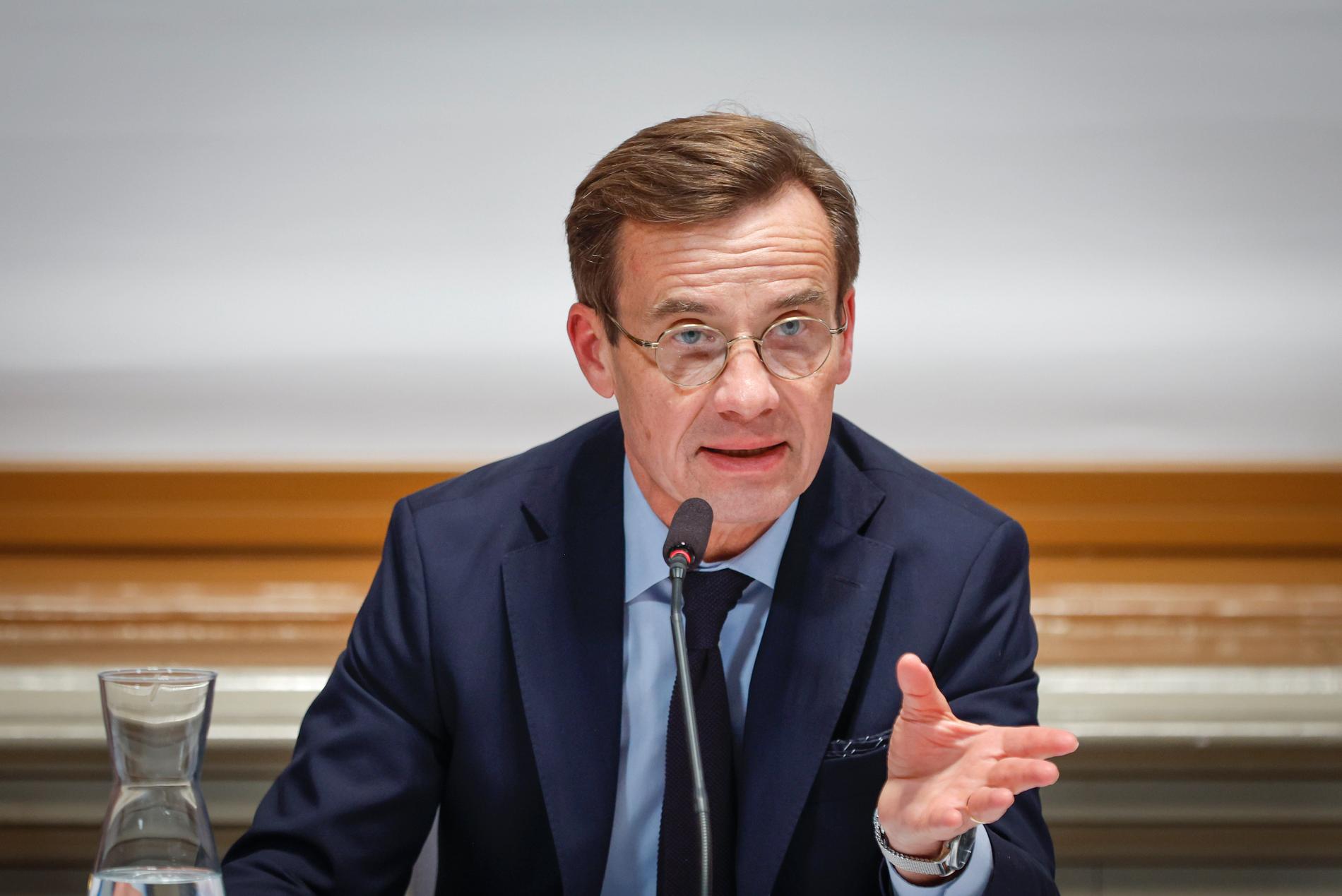 Statsminister Ulf Kristersson (M)