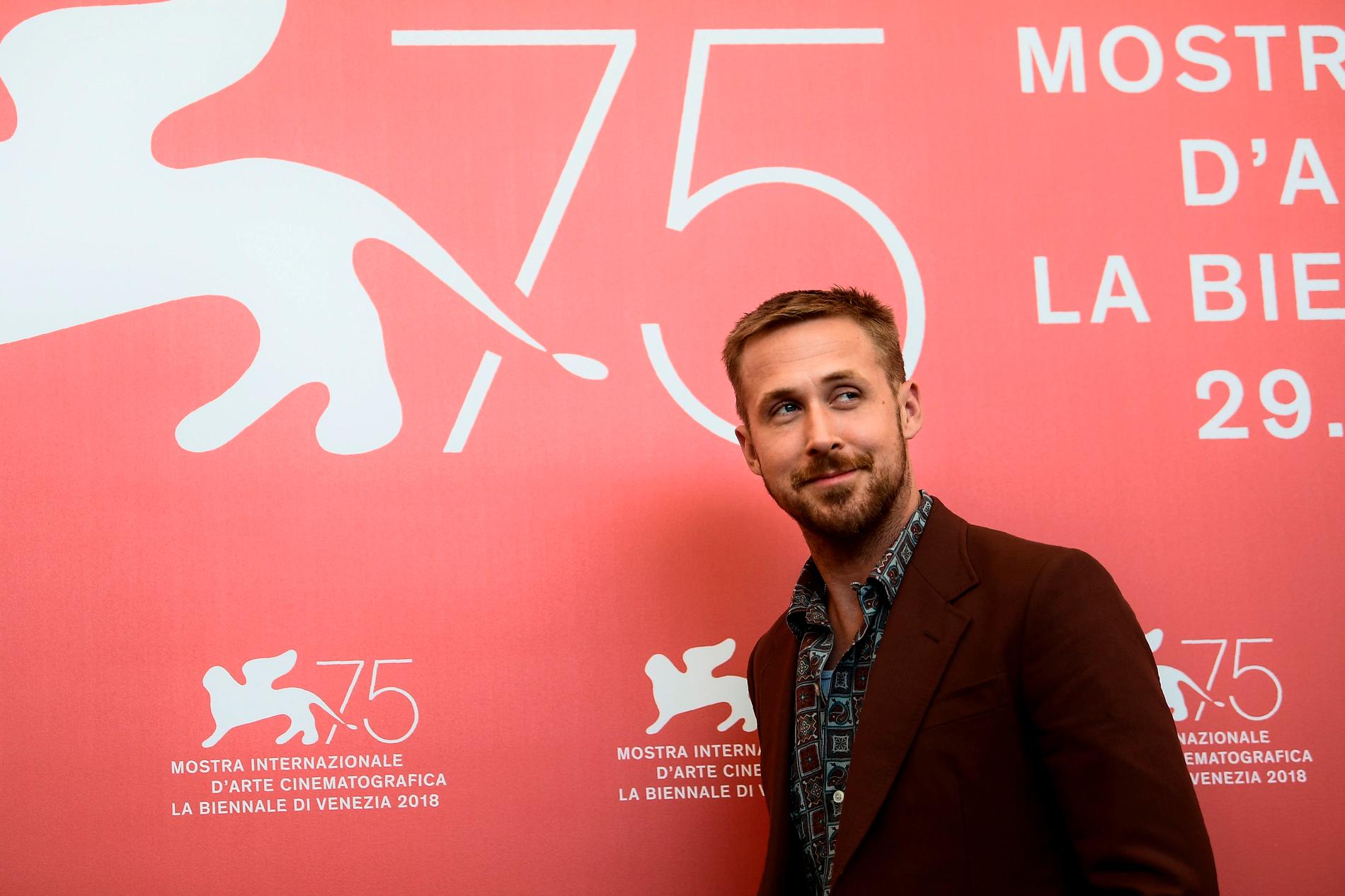 Ryan Gosling på Venedigs filmfestival. 