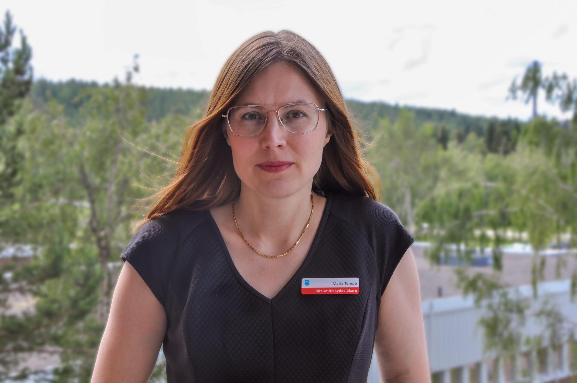 Maria Tempé, biträdande smittskyddsläkare i Västernorrland.