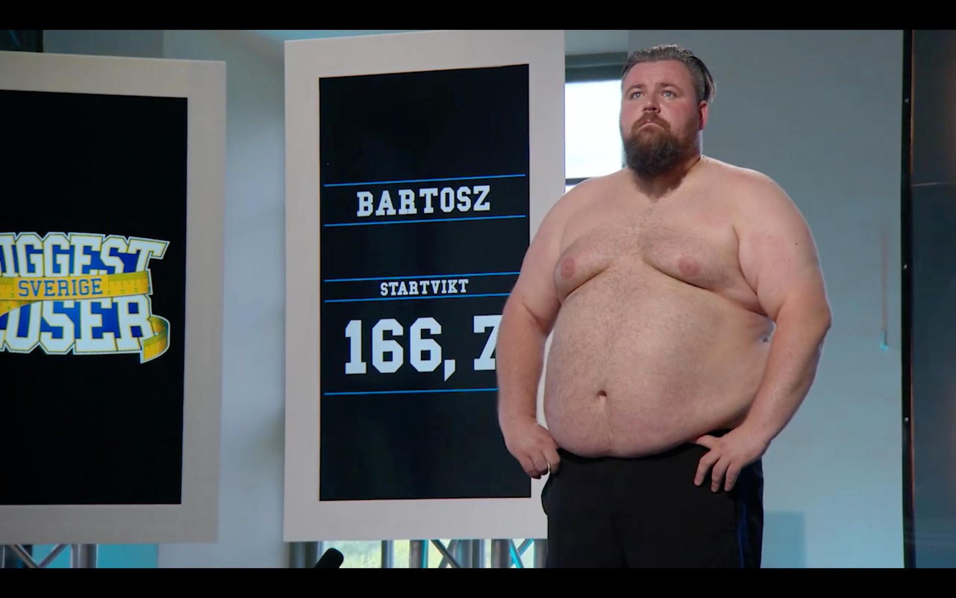Bartosz Komenda har gått upp nästan hela sin vikt sedan han tävlade i ”Biggest loser”, nu ställer han upp igen.