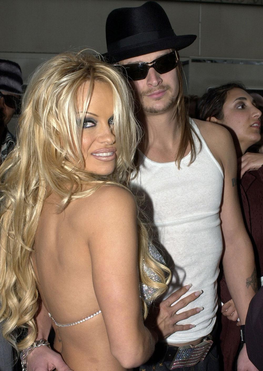Pamela Anderson och Kid Rock när de var ett par.