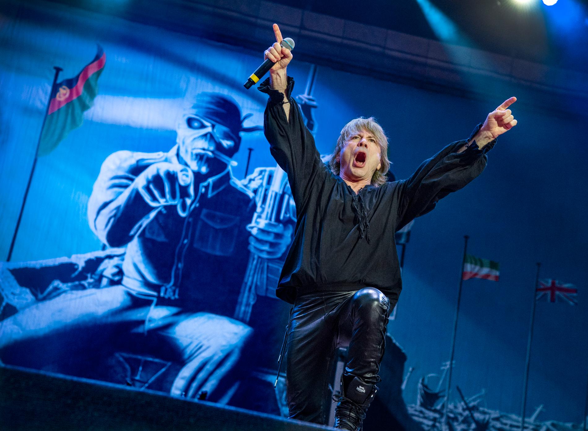 Iron Maiden uppträdde på Sweden Rock-festivalen 2018. Arkivbild.