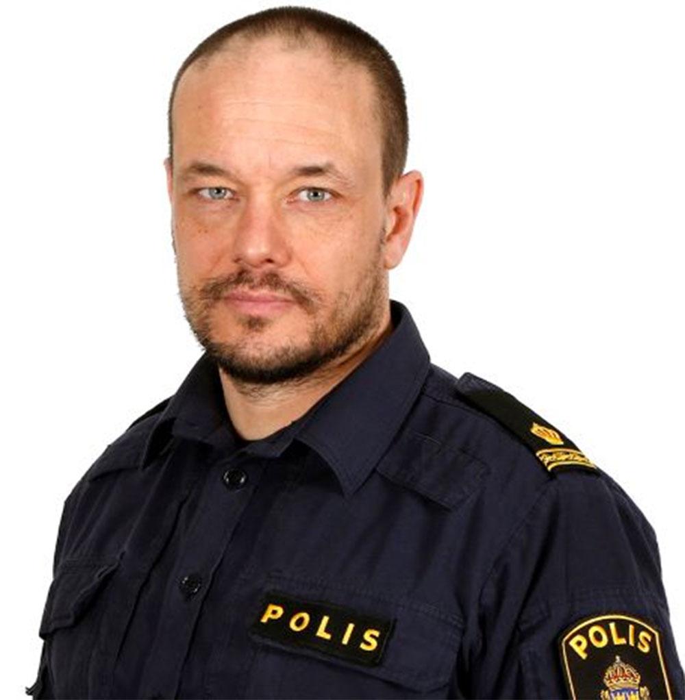 Rickard Lundqvist, presstalesperson polisregion Syd.