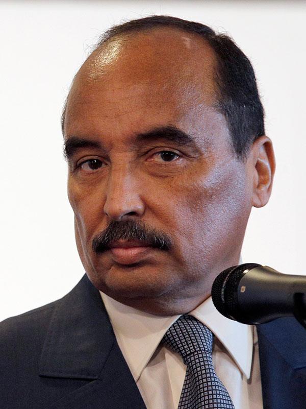 President Mohamed Ould Abdel Aziz.