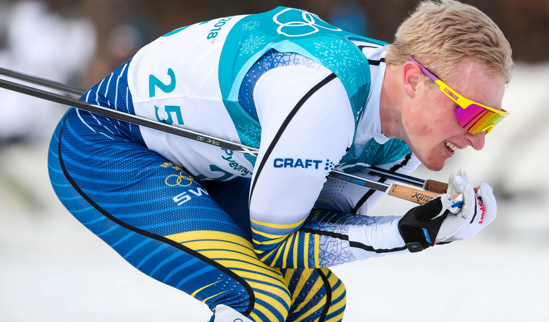Jens Burman, här i OS-femmilen, tog Åsarna till SM-guld i stafett.