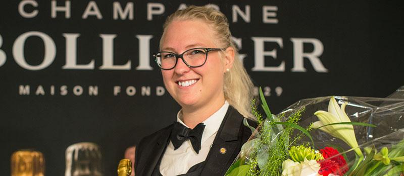 Till vardags tar Emma Ziemann hand om vinerna på Upper House i Göteborg.
