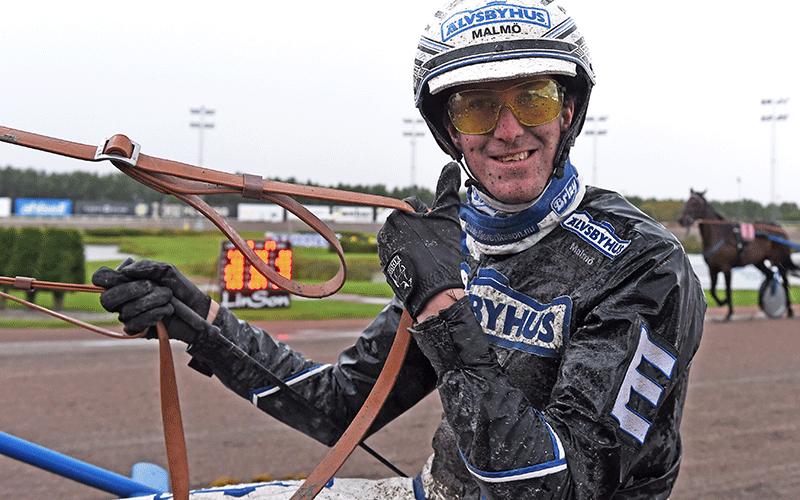 Christoffer Eriksson, 29, kör på söndag för första gången i Elitloppet – då i bägge Elitloppsförsöken