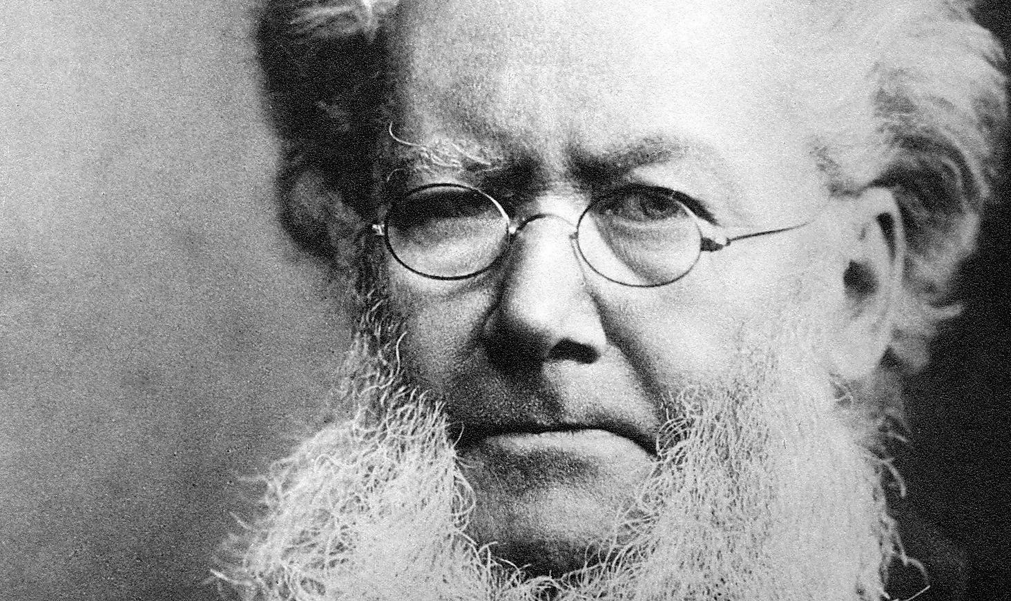 Henrik Ibsen (1828–1906), norsk dramatiker och författare.