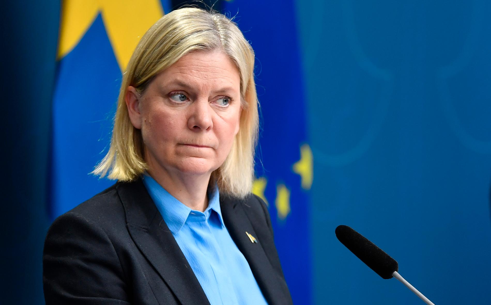 På onsdagens pressträff meddelade statsminister Magdalena Andersson att säkerhetsläget är osäkert.