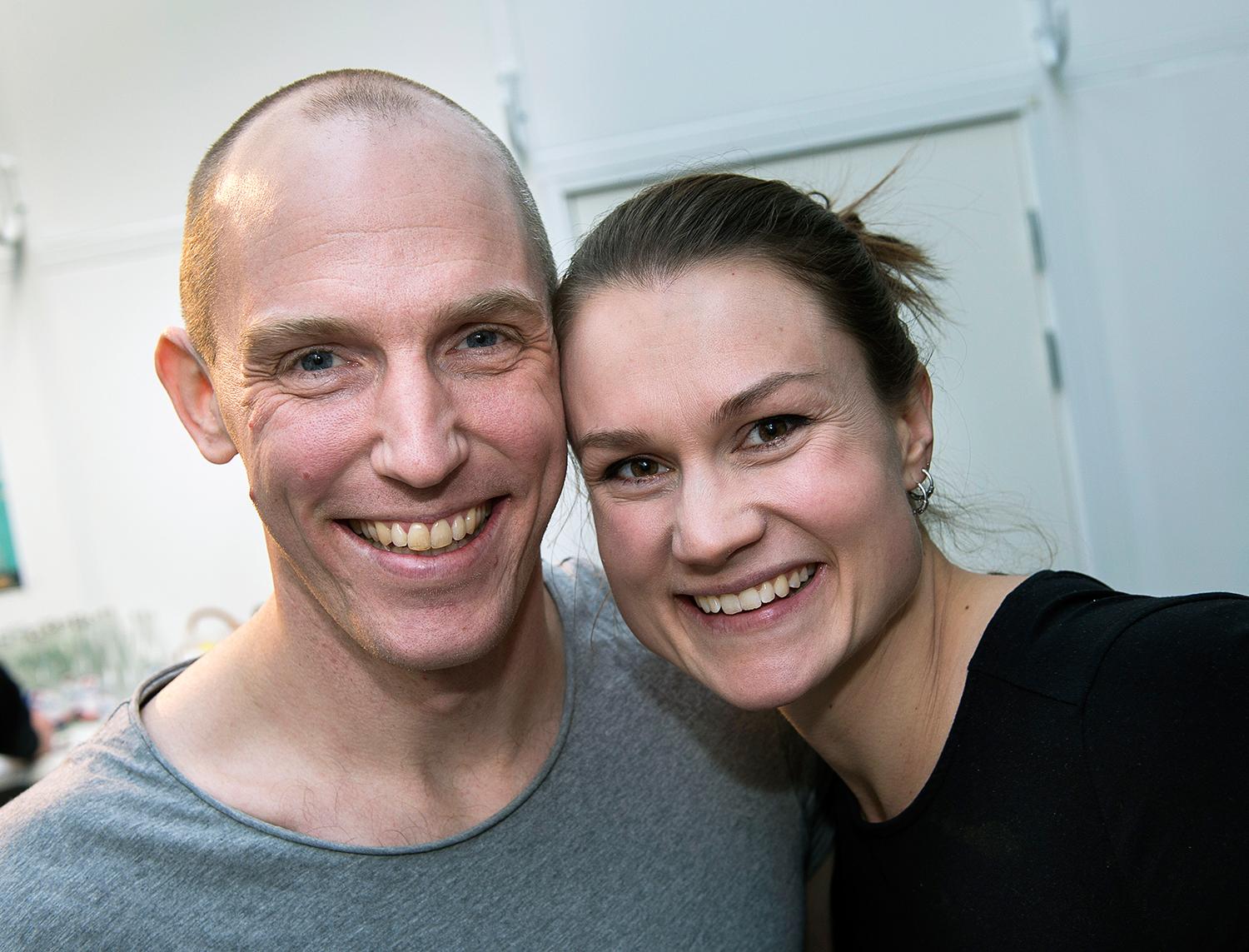 Skidskytten Björn Ferry och armbrytaren Heidi Andersson.