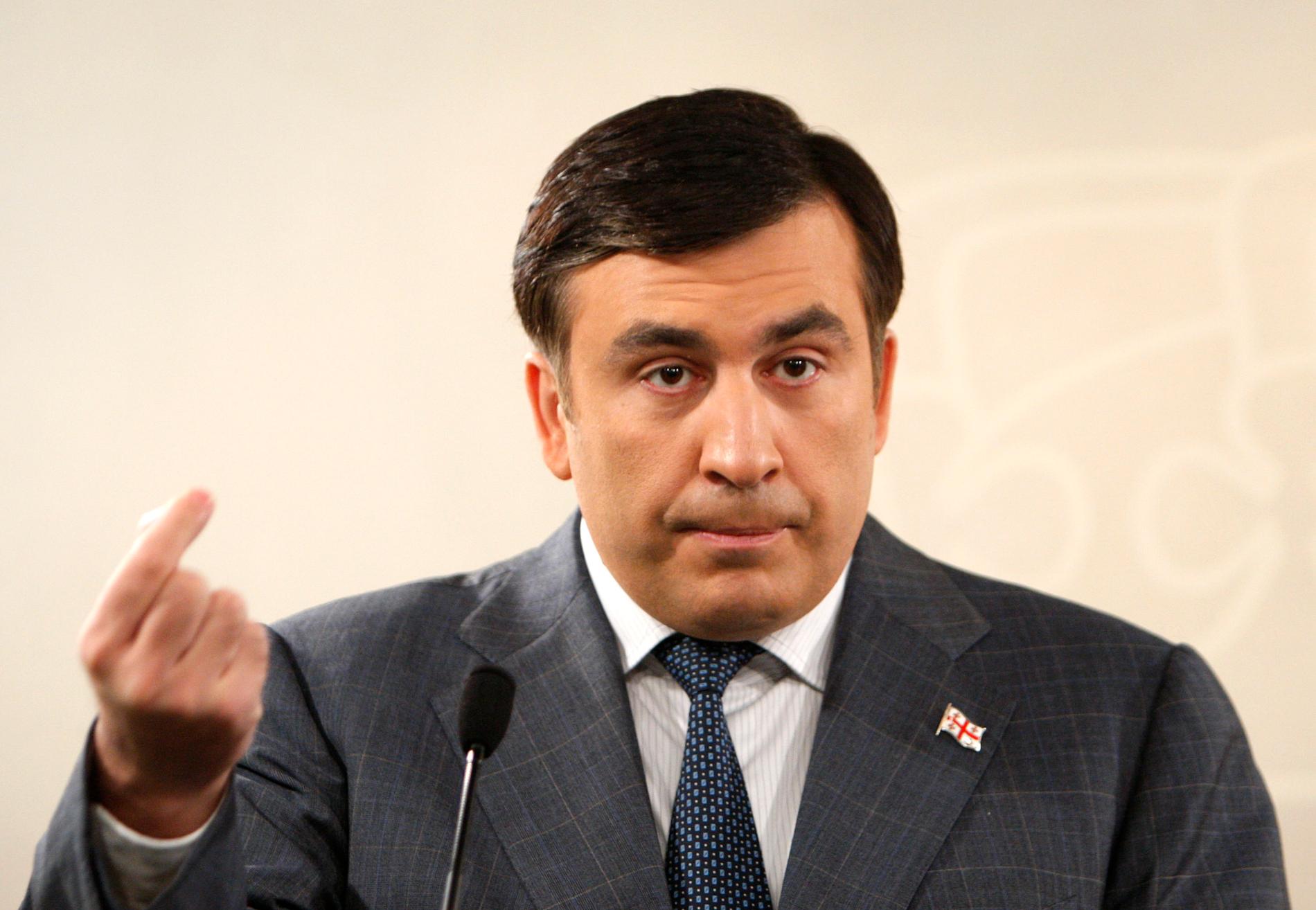 Mikhail Saakasjvili 2008, då han var Georgiens president.