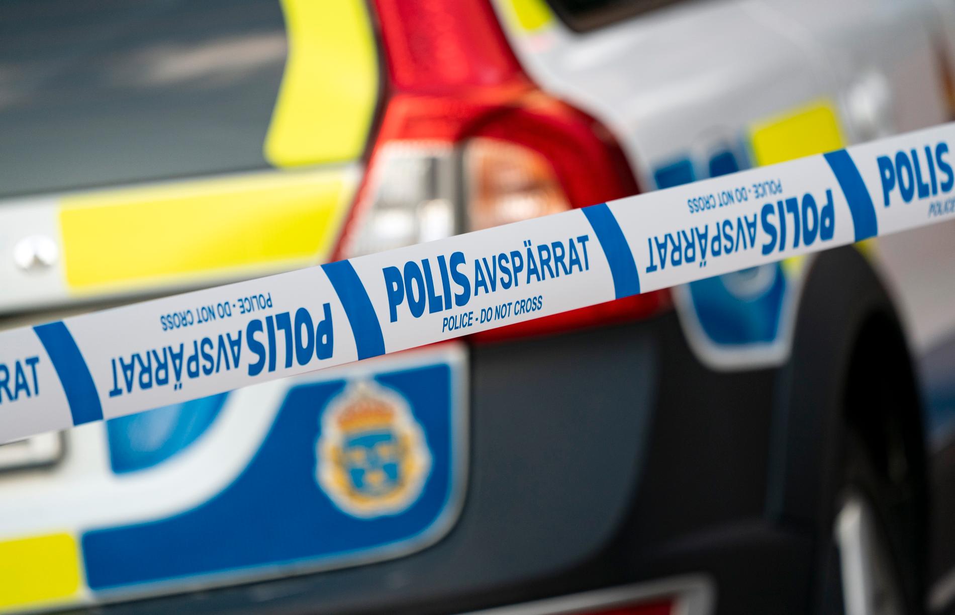 Polisen jagar en misstänkt rånare i Sölvesborg. Arkivbild.